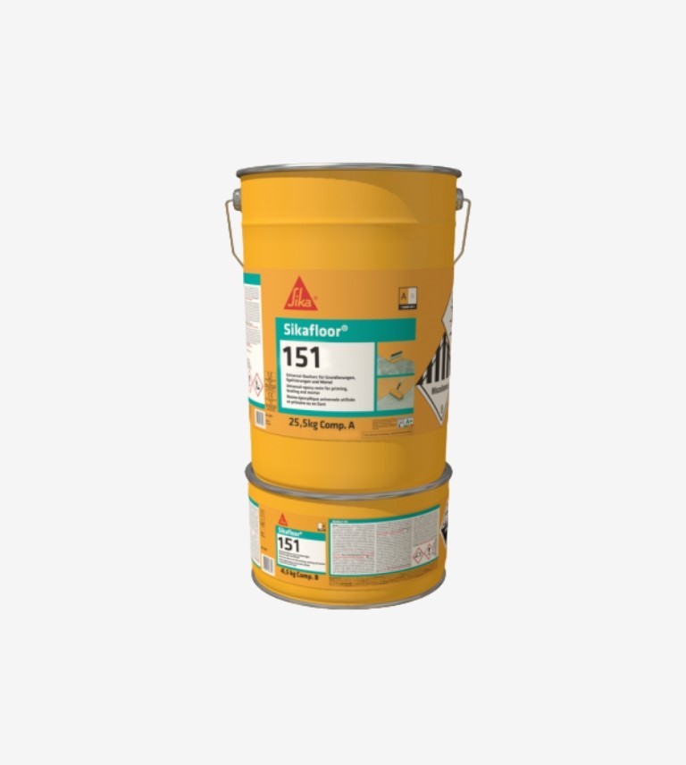 KIT IMPRIMACION EPOXI SIKAFLOOR 151 TRANSPARENTE SIKA 30KG