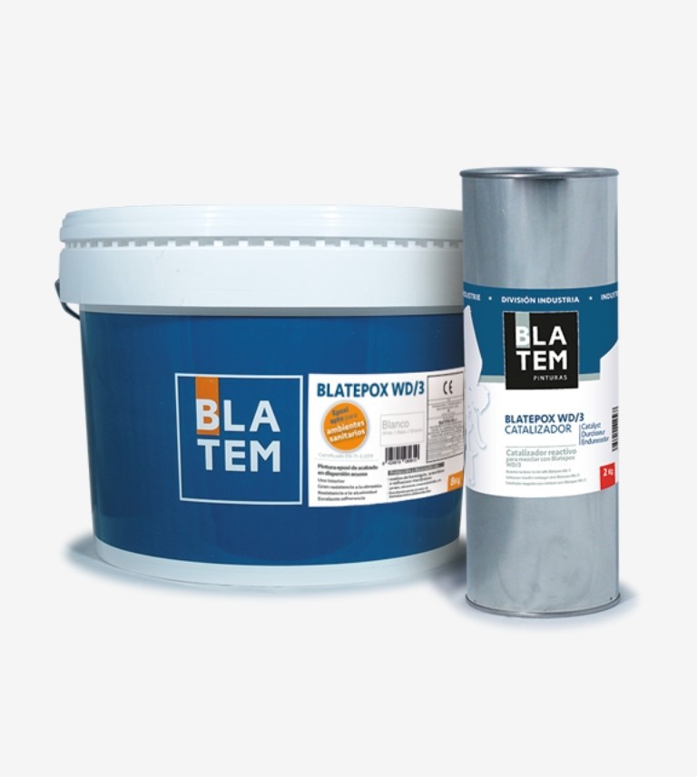 PINTURA EPOXI BLATEPOX WD/3 BASE TRANSPARENTE COMPONENTE A BLATEM 8KG