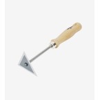 RASQUETA TRIANGULAR MANGO MADERA 8 CM PENTRILO