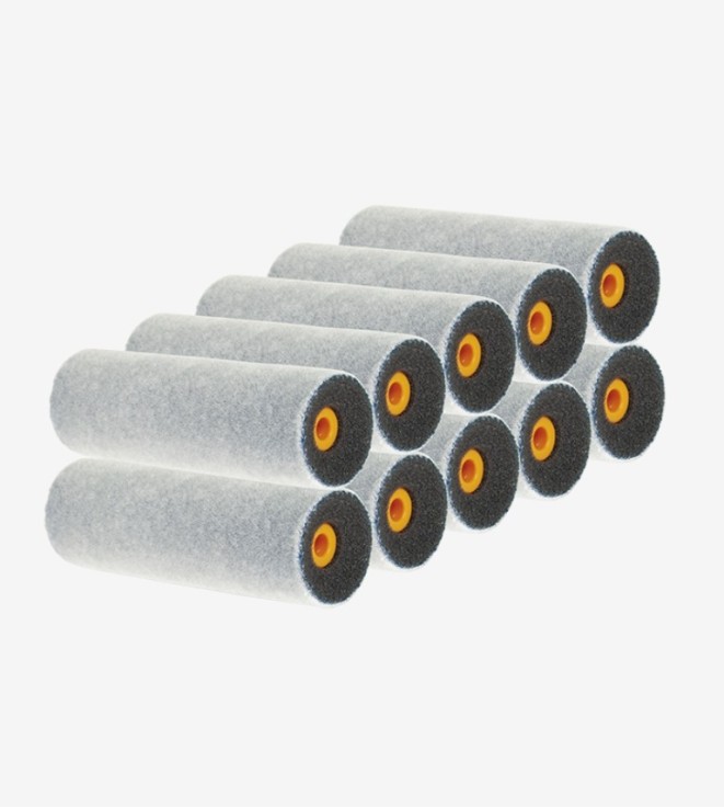 RECAMBIO PACK 10 MINI FLOCADO CONCAVO NEGRO 11CM PENTRILO