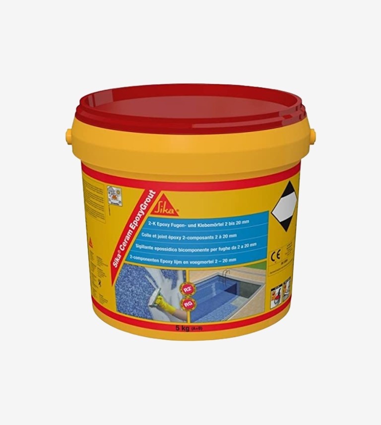 LECHADA SIKACERAM EPOXY GROUT 100 NIEVE (A+B) 5KG