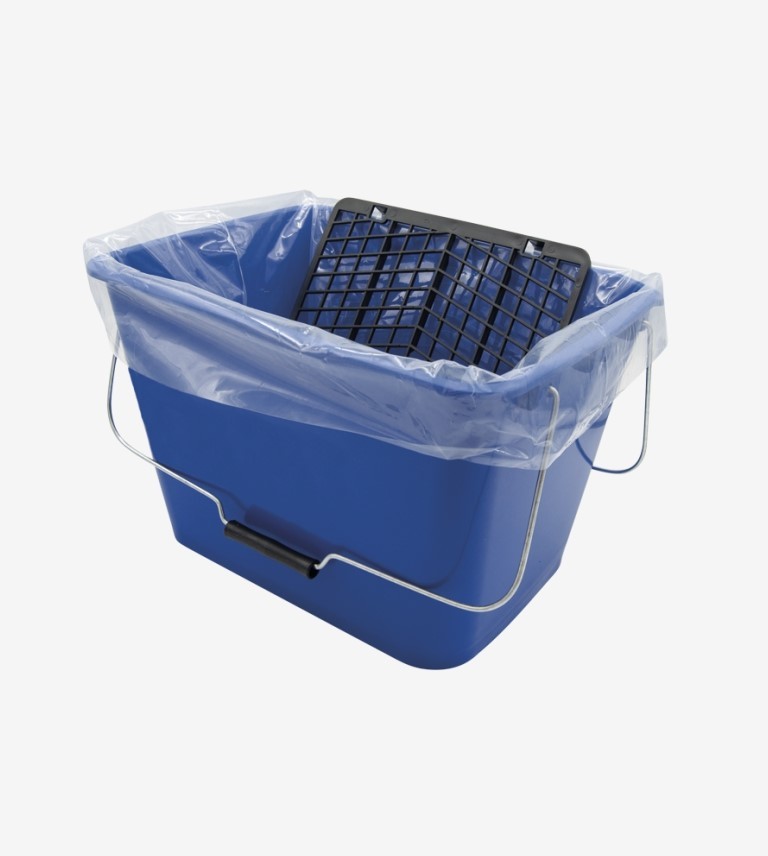 CUBETA PLASTICO PRO 16 AZUL+REJILLA PLASTICO PENTRILO