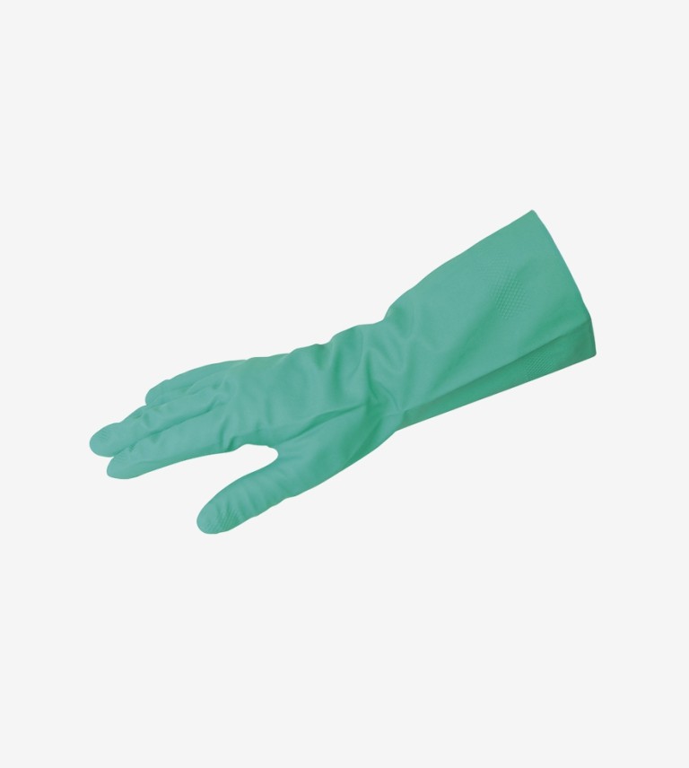 GUANTES NITRILO FLOCA.VERDE 10/XG