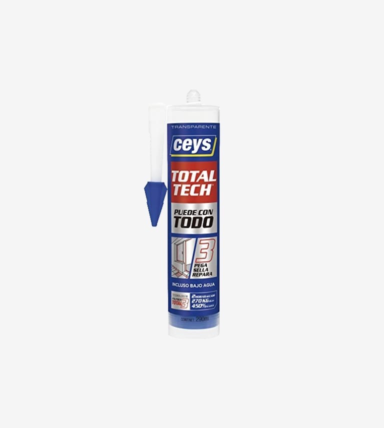 ADHESIVO SELLADOR POLIMERO NEGRO TOTAL TECH 290ML