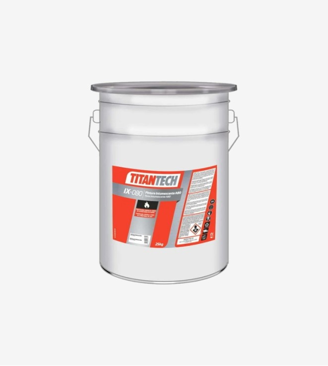 INTUMESCENTE AL AGUA BLANCO 25KG A80 TITANTECH