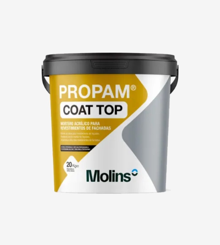 MORTERO SILOXANICO PROPAM COAT TOP SLX BLANCO 1,2MM PROPAMSA 20KG