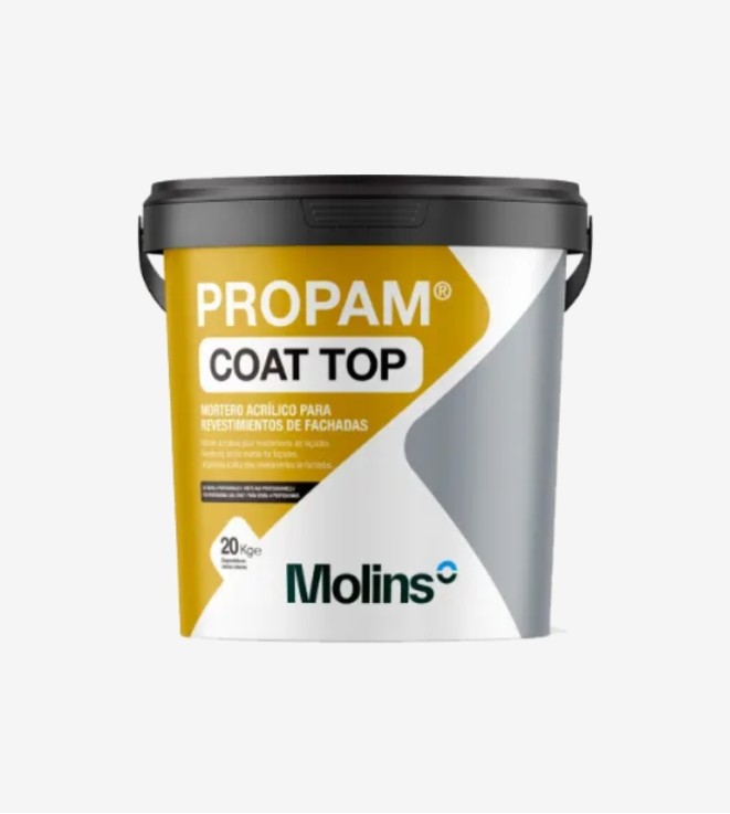 MORTERO SILOXANICO PROPAM COAT TOP SLX BLANCO 1,2MM PROPAMSA 20KG