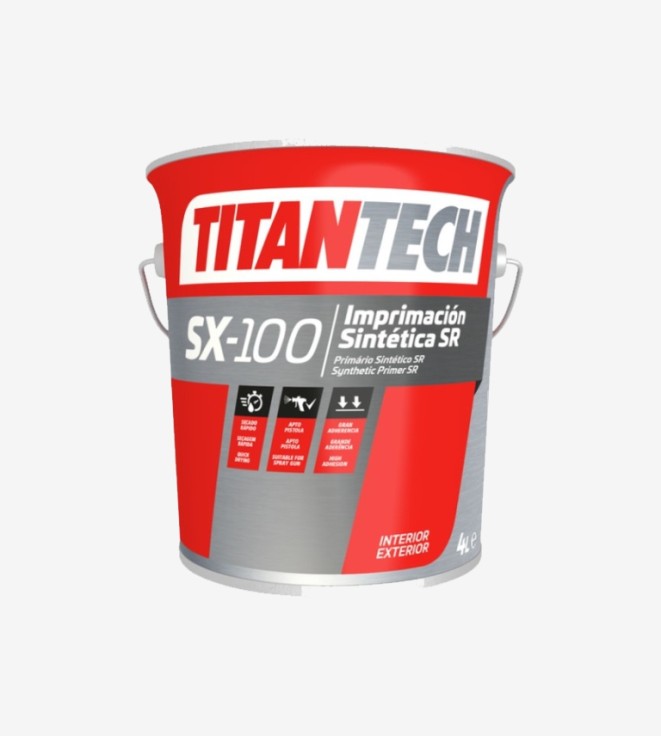 SX-100 IMPRIMACION SINTETICA SR ROJO OXIDO 15L TITANTECH