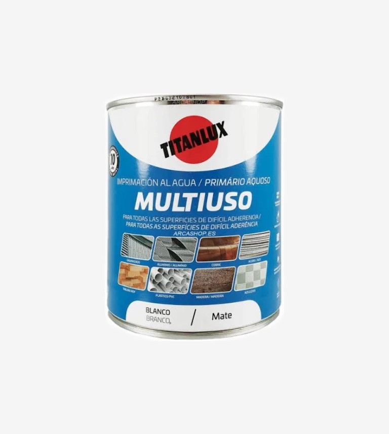 TITANLUX IMPRIMACION MULTIUSO AL AGUA BLANCO 2,5L