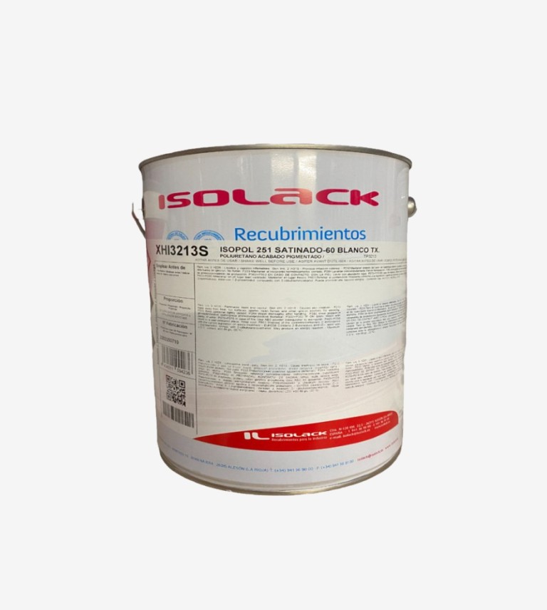 KIT ACABADO BLANCO MATE 15G.TX ISOPOL 251 ISOLACK