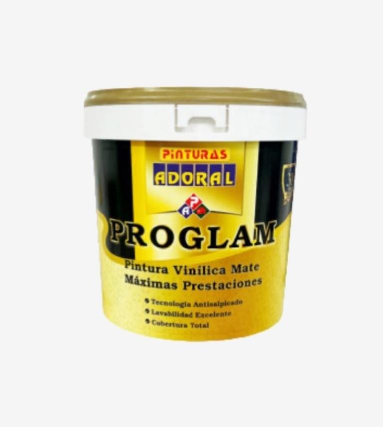 PINTURA PLASTICA MATE PROGLAM BLANCO ADORAL 14L