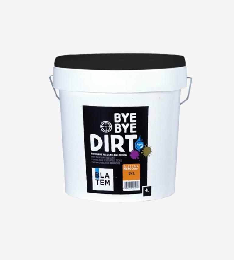 PINTURA PLASTICA MATE SEDOSO BYE BYE DIRT BASE BY3-TR BLATEM 750ML