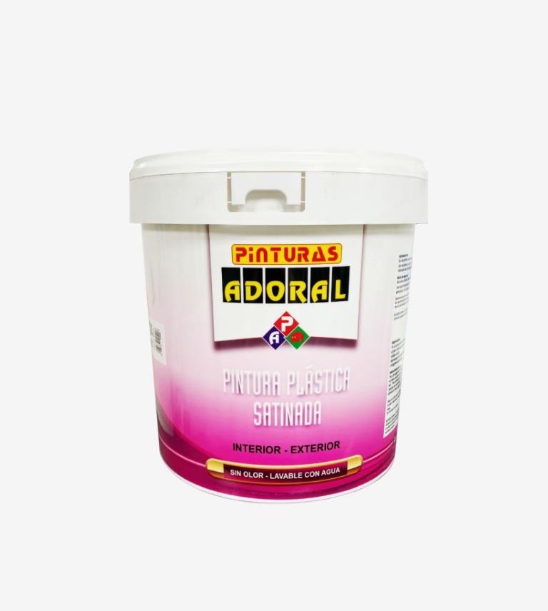 PINTURA PLASTICA SATINADA SUPERIOR BLANCA ADORAL 750ML