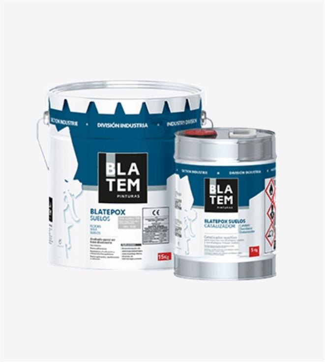 KIT PINTURA EPOXI BLATEPOX SUELOS AUTONIVELANTE ROJO OXIDO BLATEM 24KG