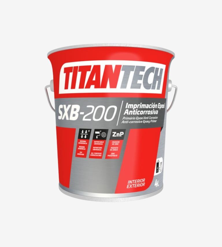 IMPRIMACION SXB-200 ANTICORROSIVA GRIS 2 COMPONENTES  0,750L TITANTECH