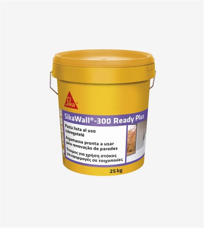 MASILLA EN PASTA SIKAWALL 300 READY PLUS DE SIKA 25KG