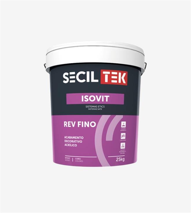 MORTERO ACRILICO BLANCO GRANO 1,2 PARA EL S.A.T.E. ISOVIT REV SECILTEK 25KG