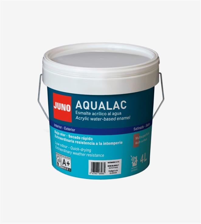 ESMALTE ACRILICO AQUALAC SATINADO BASE TR JUNO 750ML